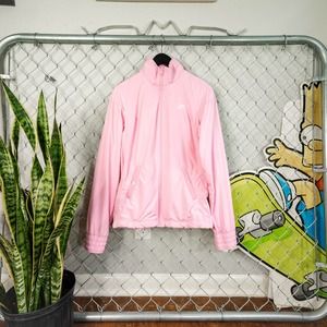 Nike Size M Windbreaker Pink Full Zip Athletic
